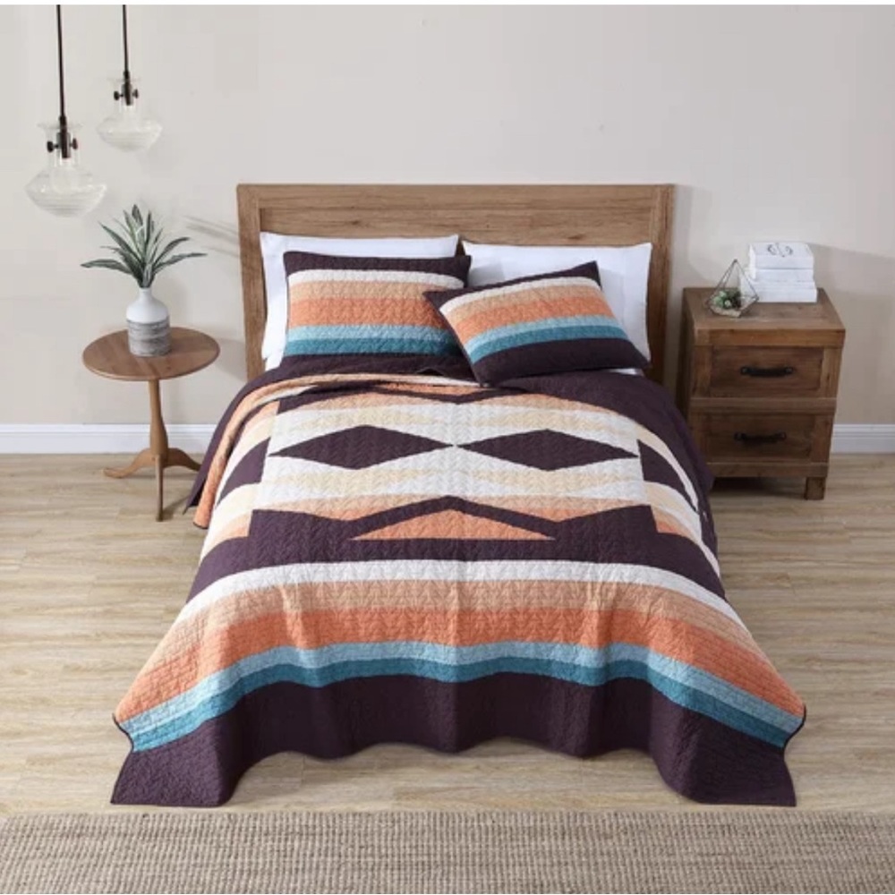 Pendleton Crescent Butte Quilt Set full/queen